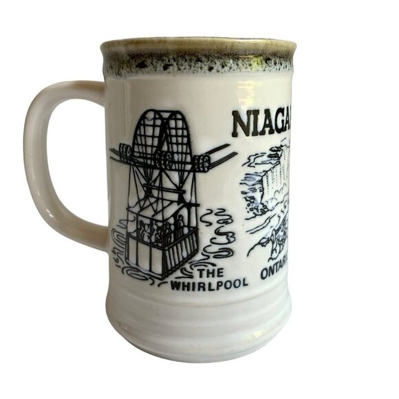 Vintage | Niagara Falls Ontario Canada Stoneware Coffee Mug Japan - Picture 1 of 6